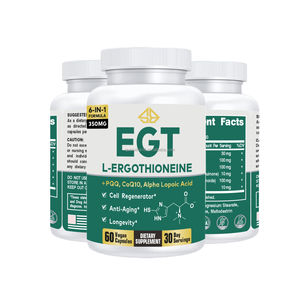 Coenzima Q10 PQQ OEM EGT, Ácido Alfa Lipoico, Extracto Herbal, Apoyo Inmunológico, Energía Celular para Adultos, Súper Antioxidante - Product Image 1