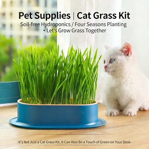 Bandejas para Germinar Semillas de Hierba para Gatos de Interior, Kit de Cultivo Hidropónico de Hierba para Gatos, Bandeja Orgánica para Cultivar Hierba para Gatos - Product Image 2