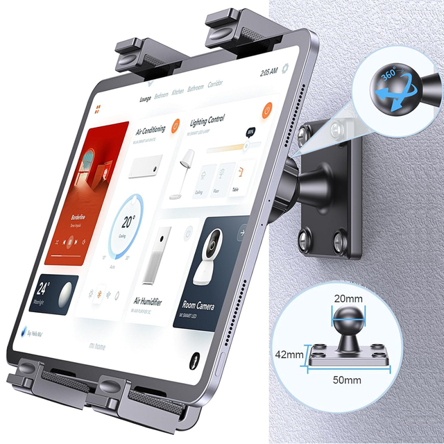 OHLPRO Factory High Quality Wall Mounted Tablet Holder for 7-11 Inch iPad