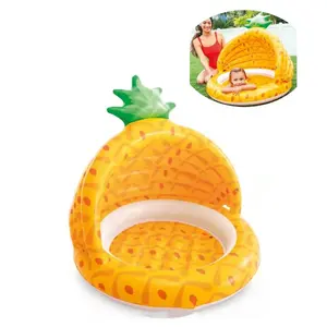 Intex 58414 Opblaasbare Ananas Outdoor Zwemmen Schaduw Kinderen Indoor Oceaan Ballenbad Bedekt Peddelen Baby Zwembad