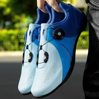 Zapatillas de ciclismo profesionales para hombre y mujer, zapatos para bicicleta de montaña con autosujeción, transpirables, antideslizantes, size36-46