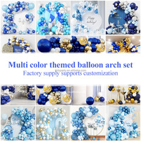 Silvester heiraten Weihnachten Aluminium Film Kranz Ballon für Krücke Candy Arch Party Dekorationen Weihnachts szene Layout