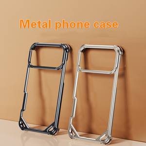 Nouvel Arrivage – Coque de Téléphone en Alliage d'Aluminium pour iPhone 17, Étui Métallique avec Véritable Airbag Antichoc pour iPhone 17 Pro Max Ultra Mince - Product Image 6