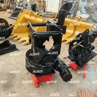 AORIS OEM/ODM disponible, coupleur rapide inclinable et rotatif S40 à 45 degrés, rotateur hydraulique inclinable pour excavatrice de 4 à 6 tonnes
