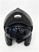 Casque de moto intégral FGN, avec visière solaire intégrée, casque de moto pour la conduite sur route pour adultes