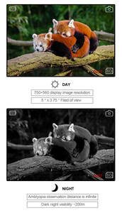 กล้องส่องกลางคืนแบบดิจิตอล Binock กำลังขยาย 5 เท่า สำหรับล่าสัตว์ มองเห็นในที่มืด ขนาดเลนส์ 32 มม. - Product Image 6