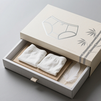Boîte de papier légère pour l'emballage de sous-vêtements faible coût d'expédition Carton pliant magnétique stockage à faible quantité minimale de commande boîte-cadeau de distribution pour