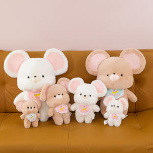 Peluche all'ingrosso super morbido a forma di topo Lele, simpatico topo da 11-30 cm, antistress, compagno per <span class=keywords><strong>il</strong></span> sonno, regalo per criceti - Product Image 2