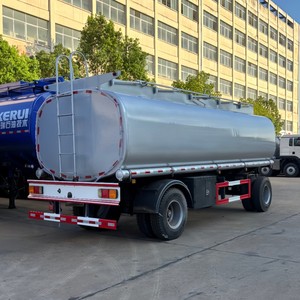 Remolque Cisterna de Combustible de 2 Ejes en Venta, Remolque Cisterna de 10M3 15M3 para Transporte de Productos Peligrosos Inflamables - Product Image 5