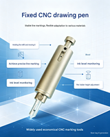 Porte-outil CNC PERCE pour marquage industriel, graveur automatique réglable en hauteur avec capteur de niveau d'encre pour usinage