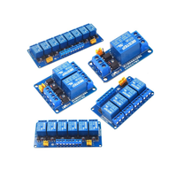 Module de relais 3.3V 5V 12V 24V à 1, 2, 4, 6 ou 8 canaux, déclenchement par niveau haut/bas, isolation par optocoupleur double, carte de module de relais