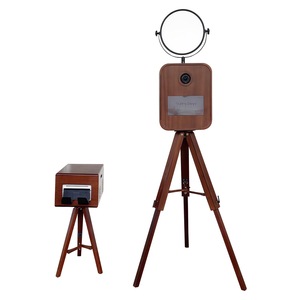 Photomaton en bois rétro personnalisé, <span class=keywords><strong>meilleur</strong></span> prix, photomaton pour appareil <span class=keywords><strong>photo</strong></span> reflex numérique, pour mariage, extérieur, portable, photomaton en bois massif - Product Image 1