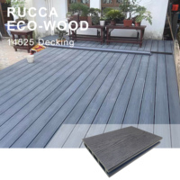 Pour RUCCA Design Moderne 145*25mm 3D En Relief WPC Decking Durable Extérieur Composite Decking en Vente