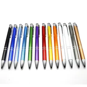 Metal Pen Promotional Aluminum Hot Selling Personalized Advertising Custom Logo Cheap Metal Aluminum Ballpoint Pen For Promotional Gift