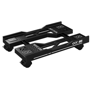 New CPU <strong>Stand</strong> Adjustable Bracket <strong>PC</strong> Holder Cart Mobile Computer <strong>Tower</strong> <strong>Stand</strong> With Rolling Caster Wheels Adjustable Desktop - Product Image 1