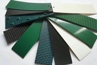 JINGWEI OEM fournit des bandes transporteuses en PVC caoutchouc léger, fin, réglable, résistant à l'huile, durable, à 2 couches, pour la fabrication et le levage.