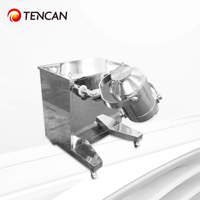 Mélangeur de poudre tridimensionnel TENCAN 50L, moteur haute efficacité, entraînement par engrenages, faible bruit, acier inoxydable SUS304 pour produits chimiques