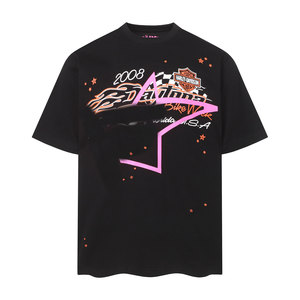 <span class=keywords><strong>T</strong></span>-<span class=keywords><strong>Shirt</strong></span> Essentials Unisex in Cotone Pesante Nero Oversize con Stampa Ragno per Uomo - Product Image 5