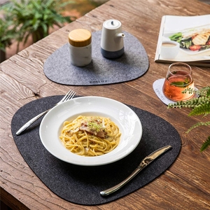 Elegant <b>Black</b> Placemat Sets From China Made with Elegant Mats & Pads - Product Image 4