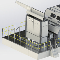 Feutre non-tissé de poinçon d'aiguille de TONGDA faisant la ligne de production de machine pour le conseil acoustique