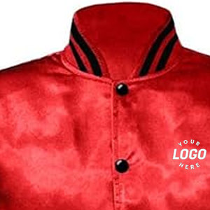 Wholesale Comfortable Satin <b>Jacket</b> With Customized Color Size and Logo New Arrival Breathable New Style Satin <b>Jackets</b> For Men - Product Image 4