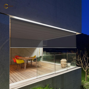 Kakadu Tùy Chỉnh Windproof Và Không Thấm Nước Động Cơ Ngoài Trời Rèm Con Lăn Bán Buôn Zip Theo Dõi Ngoài Trời Rèm Bóng Râm - Product Image 5