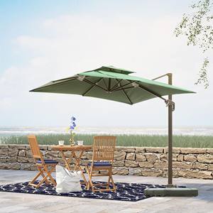 Comercial de alta resistencia motorizado LED al por mayor logotipo personalizado publicidad gran paraguas ligero al aire libre con luz - Product Image 4