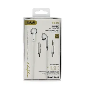 KIKI LD-179 – Écouteurs intra-auriculaires filaires stéréo 3,5 mm pour sport, étanches IPX-3, en TPE/ABS – Vente en gros usine - Product Image 1