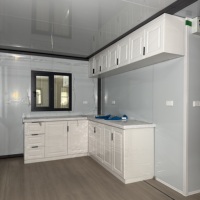 Villa moderne en conteneur maritime de 40 pieds ou 20 pieds, extensible, 2 à 5 chambres, en acier, maison pliable, supermarché, salon - En vente