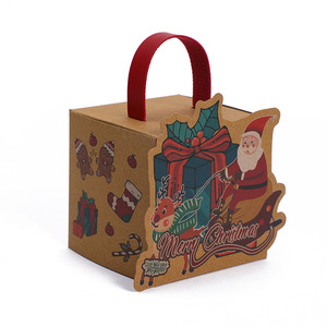 New Christmas Eve cho Apple Hộp Quà Tặng cầm tay Giấy hộp Kẹo với bìa cứng cho cuốn sách lưu trữ hoặc quà tặng cho - Product Image 5