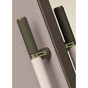 Poignée de porte en cuir brossé bronze pour hôtel, robuste, pour entrée principale, idéale pour les portes en verre ou en bois de grande taille - Product Image 5