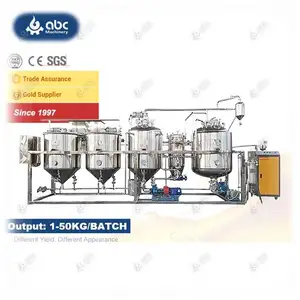 High-Quality Laboratory Edible Small Soybean Coconut Mini Oil Refinery for Refining Crude Cooking,Palm,Sunflower Seed,Nuts
