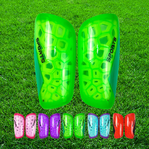 Tùy chỉnh bóng đá thiết bị bảo vệ tổ ong chân bảo vệ ống chân bảo vệ bóng đá miếng đệm ống chân cho trẻ em người lớn - Product Image 2