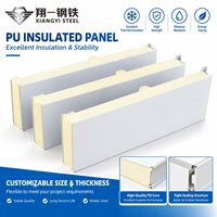 Panneau mural sandwich PIR sculpté moderne, panneau de bardage extérieur décoratif pour chambre froide et atelier