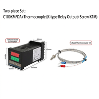 REX-C100 Termostat Industri Digital Termokopel Sekrup Pendingin Solid State Kontrol Suhu Cerdas Plastik ODM OEM