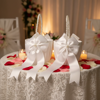 Vente en gros de panier de rangement nordique cercle de fleurs pour mariage européen fille plastique PP durable et écologique arc élégant romantique