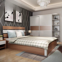 Juego de Dormitorio Love Zone de Madera Sólida Ecológica y Duradera 2024, Moderno y Personalizable, Tamaño King y Queen, para Uso en Hoteles y Apartamentos