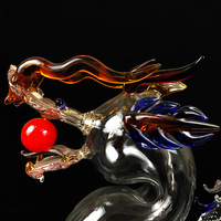 Carafe à liqueur en verre en forme de dragon de 1000 ml pour homme, soufflée à la main, haute qualité, pour gin, liqueur, bourbon, vodka ou vin