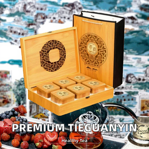 Thé Oolong Anxi Tie Guan Yin de qualité supérieure, boîte <span class=keywords><strong>cadeau</strong></span> haut de gamme, arôme riche d'orchidée, thé fermenté en sachets, thé santé - Product Image 3