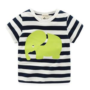 Ropa al por Mayor para Niños, Camisetas de Algodón a Rayas de Diferentes Colores, Compra al por Mayor de China - Product Image 4