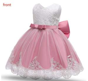 Robe de princesse pour petite fille, robe de mariage pour enfant, robe de fête blanche - Product Image 2