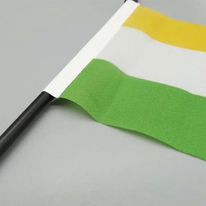 Banderas de Escritorio de la India, Banderas de Negociación <span class=keywords><strong>y</strong></span> Adornos de Mini Banderas Nacionales con Base de Plástico, Personalizables con Logotipo - Product Image 2