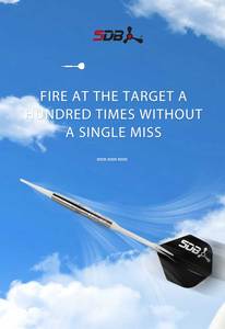 Expédition rapide 85% fléchettes en tungstène pour jeu de famille 1 ensemble de fléchettes à pointe souple 3 pièces - Product Image 2