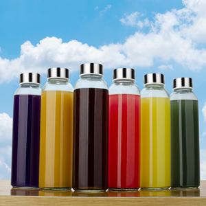 Botella de Agua de Vidrio Grande, Botella para Jugos, Precio de Fábrica al por Mayor, Personalizable, 18oz, Estilo Minimalista, para Adultos, 200 Piezas, Entrega en 1-2 Días - Product Image 1
