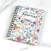 Carnet de Notes Papier Planificateur Quotidien de Luxe Personnalisé à Double Spirale de Haute Qualité avec Impression Écologique