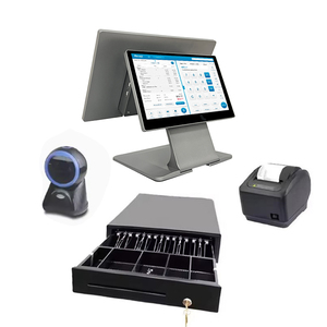 15.6" aluminum alloy Touch screen all in one POS machine Cash register terminal retail point of sale POS systems SDK softwaft - Product Image 1