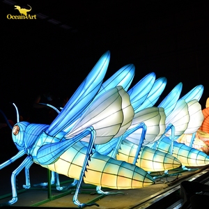 Đèn lồng lụa Trung Quốc chống thấm nước trang trí lễ hội tùy chỉnh, đèn LED nhiều màu sắc cho chương trình trình diễn đèn lồng - Product Image 4