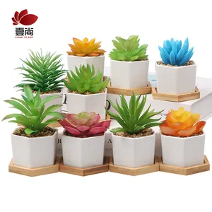 ES1330 Kunstplanten Bonsai Met Pot Mini Kunstmatige Bloemstuk Hotel Home Decoratie