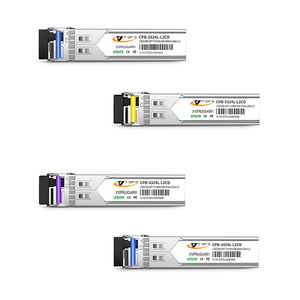 Заводская цена, 1,25 г SFP Bidi, одноволоконный модуль 3 км/20 км/40 км/60 км/80 км/160kkmOptical трансивер, поддержка OEM - Product Image 2