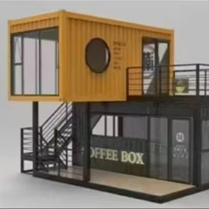 Casa Prefabricada Personalizada de Paneles Sándwich en Contenedor, Tamaño Personalizado, Instalación Rápida y Moderna, Hoteles y Cafeterías al Aire Libre - Product Image 1